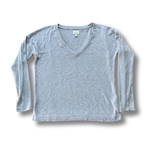 J. Crew Vintage Gray Fleece Pullover Sweater